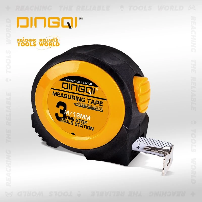 Tejp tal-Kejl tal-Azzar Self Lock 10M