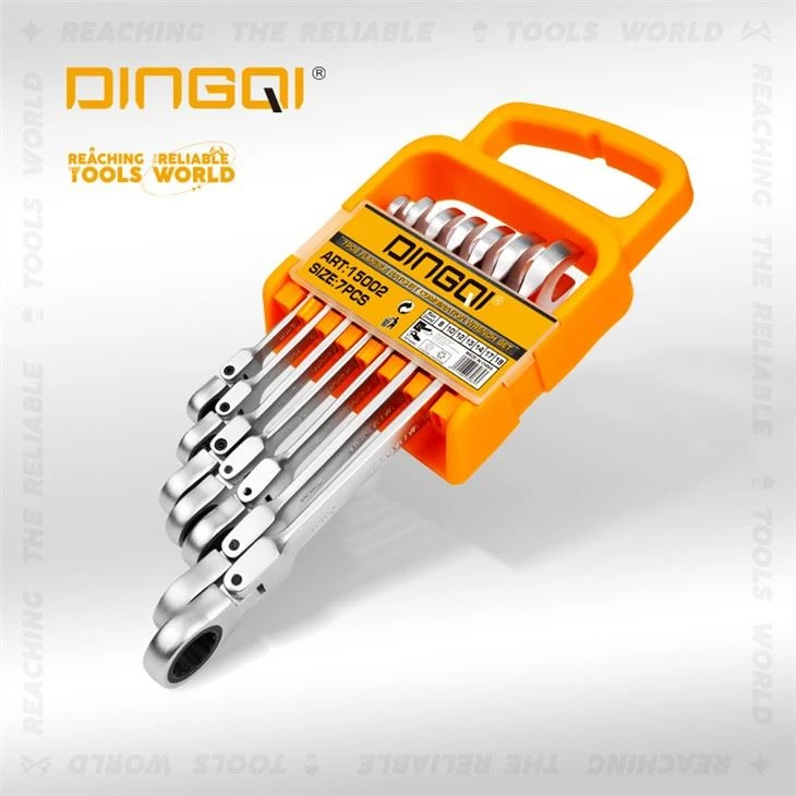 Aġġustabbli Spanner Flessibbli Ratchet Wrench Set